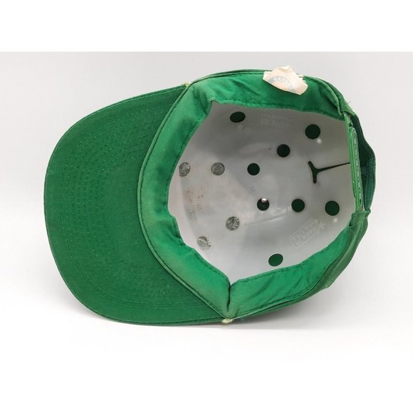 Vintage John Deere Snapback Hat Green Adjustable. "Nothing Runs Like A Deere" - Picture 7 of 9
